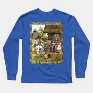 The Feather of Finist the Falcon - Ivan Bilibin Long Sleeve T-Shirt